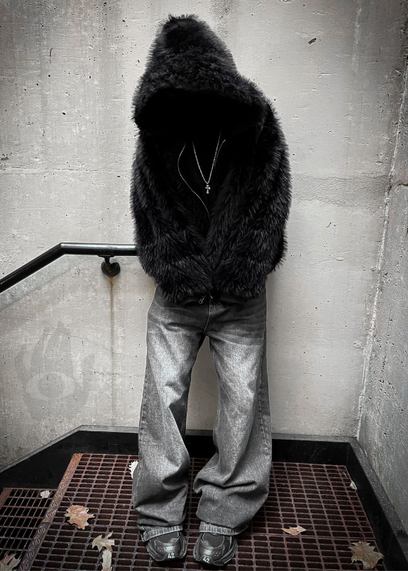 Unisex Reversible Fur Zip-Up
