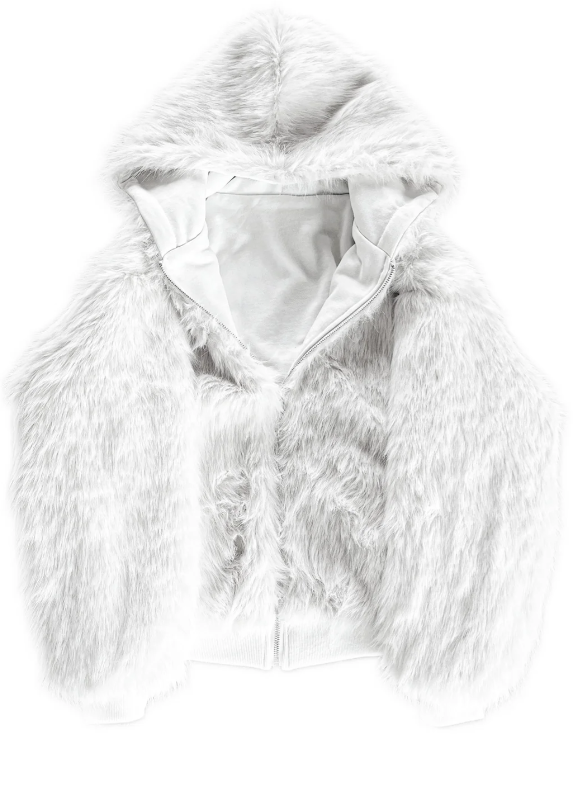 Unisex Reversible Fur Zip-Up