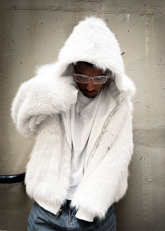 Unisex Reversible Fur Zip-Up